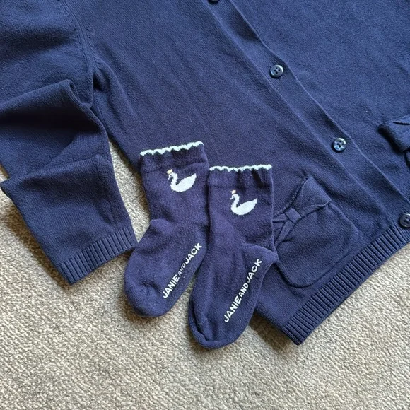 SCHOOL UNIFORMS-NAVY/WHITE 10Pc. SWEATER,PANTS,JUMPERS,SOCKS,DRESS, TOPS,SHORTS - Picture 10 of 15